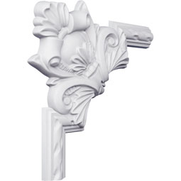 Ekena Millwork - PML12X12JA-2 - Endurathane Jackson Panel Moulding Corner, 12 3/4"W x 11 3/4"H x 1 1/8"P (matches moulding PML01X00JA), Factory Primed