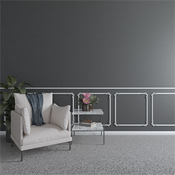 Ekena Millwork - PML04X04CL - Endurathane Classic Panel Moulding Corner, 5 1/4"W x 4 1/4"H x 3/4"P (matches PML00X00CL), Factory Primed