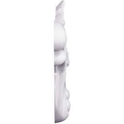 Ekena Millwork - ONL22X09X02EL - Endurathane Elena Onlay, 22 5/8"W x 9"H x 1 1/2"P, Factory Primed