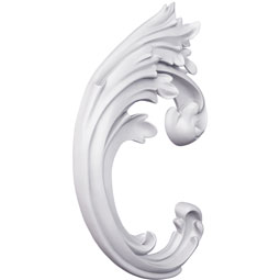 Ekena Millwork - ONL11X18X02EL - Endurathane Elena Onlay, 11"W x 17 3/4"H x 1 1/2"P, Factory Primed