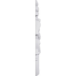 Ekena Millwork - ONL09X10X01MA - Endurathane Mia Onlay, 8 5/8"W x 10 1/2"H x 3/4"D, Factory Primed