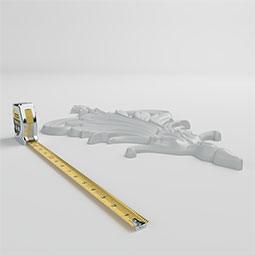 Ekena Millwork - ONL14X24X01AU - Endurathane Aurora Onlay, 14 3/4"W x 24 3/8"H x 1 1/8"P, Factory Primed