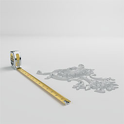 Ekena Millwork - ONL24X28X02AU - Endurathane Aurora Onlay, 24 5/8"W x 27 1/2"H x 1 5/8"P, Factory Primed