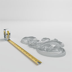 Ekena Millwork - ONL14X09X01IV - Endurathane Ivy Onlay, 14 5/8"W x 8 5/8"H x 1 1/8"P, Factory Primed