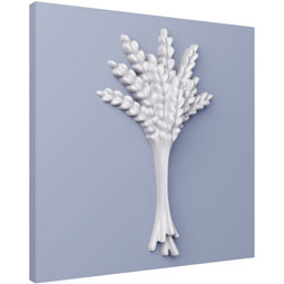 Ekena Millwork - ONL05X12X01IV - Endurathane Ivy Onlay, 5"W x 3/4"H x 8"L, Factory Primed