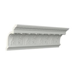 Ekena Millwork - MLD07X05X09MI - Endurathane Micah Crown Moulding, 7"H x 5 1/8"P x 8 5/8"F x 96"L, Factory Primed
