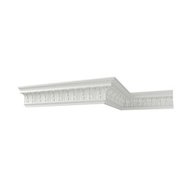 Ekena Millwork - MLD07X05X09MI - Endurathane Micah Crown Moulding, 7"H x 5 1/8"P x 8 5/8"F x 96"L, Factory Primed