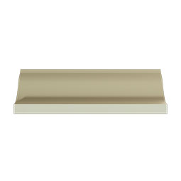 Ekena Millwork - MLD03X03X05AH - Endurathane Abraham Crown Moulding, 3 1/8"H x 3 1/8"P x 4 1/2"F x 96"L, Factory Primed
