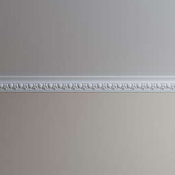 Ekena Millwork - MLD03X03X05AH - Endurathane Abraham Crown Moulding, 3 1/8"H x 3 1/8"P x 4 1/2"F x 96"L, Factory Primed