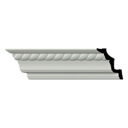 Ekena Millwork - MLD03X03X04FR - Endurathane Freya Crown Moulding, 3 3/8"H x 2 3/4"P x 4 1/8"F x 96"L, Factory Primed