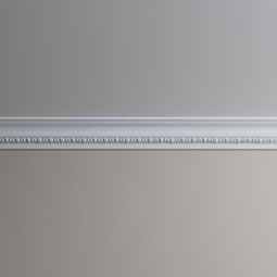 Ekena Millwork - MLD04X04X06FE - Endurathane Felix Crown Moulding, 4"H x 4"P x 5 3/4"F x 96"L, Factory Primed