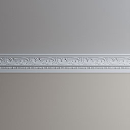 Ekena Millwork - MLD05X05X07SY - Endurathane Sylvia Crown Moulding, 5 1/4"H x 4 5/8"P x 7"F x 96"L, Factory Primed