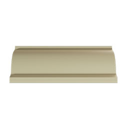 Ekena Millwork - MLD05X05X07EL - Endurathane Elizabeth Crown Moulding, 4 1/2"H x 4 3/4"P x 6 5/8"F x 96"L, Factory Primed