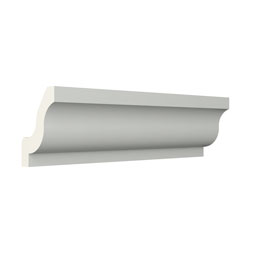 Ekena Millwork - MLD02X02X03NO - Endurathane Nora Crown Moulding, 2 3/8"H x 1 5/8"P x 2 7/8"F x 96"L, Factory Primed
