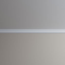 Ekena Millwork - MLD02X02X03NO - Endurathane Nora Crown Moulding, 2 3/8"H x 1 5/8"P x 2 7/8"F x 96"L, Factory Primed