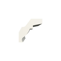 Ekena Millwork - MLD02X02X03EM - Endurathane Emery Crown Moulding, 2 1/8"H x 2"P x 3"F x 94 1/2"L, Factory Primed