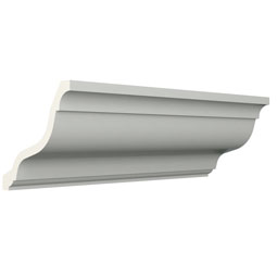Ekena Millwork - MLD06X06X08NA - Endurathane Nancy Crown Moulding, 5 3/4"H x 6"P x 8 1/4"F x 96"L, Factory Primed