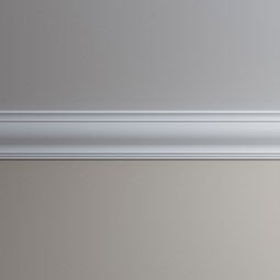 Ekena Millwork - MLD06X06X08NA - Endurathane Nancy Crown Moulding, 5 3/4"H x 6"P x 8 1/4"F x 96"L, Factory Primed