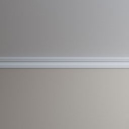 Ekena Millwork - MLD04X03X05RA - Endurathane Rayne Crown Moulding, 3 1/2"H x 2 5/8"P x 4 1/2"F x 96"L, Factory Primed