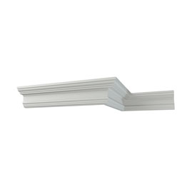 Ekena Millwork - MLD04X03X05RA - Endurathane Rayne Crown Moulding, 3 1/2"H x 2 5/8"P x 4 1/2"F x 96"L, Factory Primed