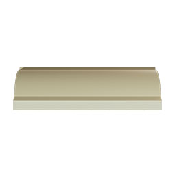 Ekena Millwork - MLD03X03X04WE - Endurathane Wesley Crown Moulding, 2 7/8"H x 3"P x 4 1/8"F x 96"L, Factory Primed