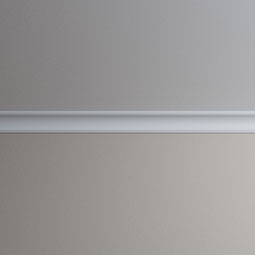 Ekena Millwork - MLD03X03X04WE - Endurathane Wesley Crown Moulding, 2 7/8"H x 3"P x 4 1/8"F x 96"L, Factory Primed