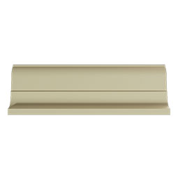 Ekena Millwork - MLD08X06X10IR - Endurathane Iris Crown Moulding, 7 1/2"H x 6 1/4"P x 9 3/4"F x 96"L, Factory Primed