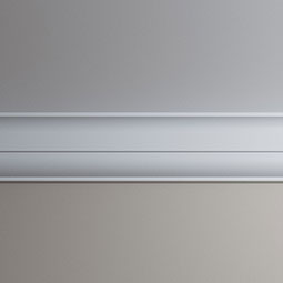 Ekena Millwork - MLD08X06X10IR - Endurathane Iris Crown Moulding, 7 1/2"H x 6 1/4"P x 9 3/4"F x 96"L, Factory Primed