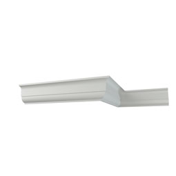 Ekena Millwork - MLD08X06X10IR - Endurathane Iris Crown Moulding, 7 1/2"H x 6 1/4"P x 9 3/4"F x 96"L, Factory Primed