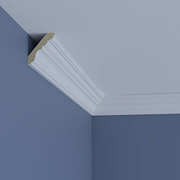 Ekena Millwork - SAMPLE-MLD03X02X04AN - SAMPLE - Endurathane Anthony Crown Moulding, 2 5/8"H x 2 1/4"P x 3 1/2"F x 12"L, Factory Primed