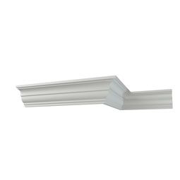 Ekena Millwork - MLD03X03X04EN - Endurathane Enzo Crown Moulding, 3 1/8"H x 2 1/2"P x 4"F x 96"L, Factory Primed