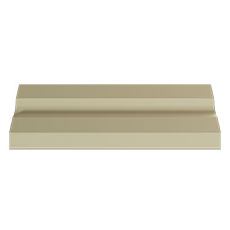 Ekena Millwork - MLD03X03X05CO - Endurathane Cooper Crown Moulding, 3 3/8"H x 3 3/8"P x 4 7/8"F x 96"L, Factory Primed