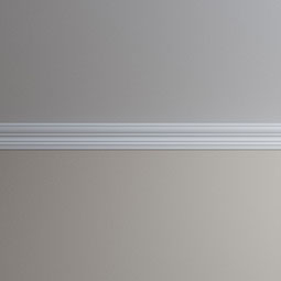 Ekena Millwork - MLD04X03X05SH - Endurathane Shia Crown Moulding, 3 1/2"H x 2 7/8"P x 4 1/2"F x 94 1/2"L, Factory Primed