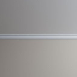Ekena Millwork - SAMPLE-MLD02X02X03SH - SAMPLE - Endurathane Shiloh Crown Moulding, 2 3/8"H x 2 3/8"P x 3 3/8"F x 12"L, Factory Primed