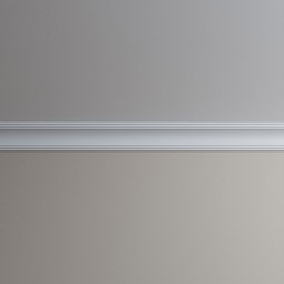 Ekena Millwork - MLD04X04X05MA - Endurathane Maisie Crown Moulding, 3 1/2"H x 3 1/2"P x 5"F x 96"L, Factory Primed