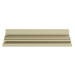 Ekena Millwork - MLD08X08X11OW - Endurathane Owen Crown Moulding, 7 7/8"H x 7 7/8"P x 11 1/8"F x 96"L, Factory Primed