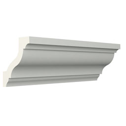 Ekena Millwork - MLD02X02X02VA - Endurathane Valerie Crown Moulding, 1 3/4"H x 1 5/8"P x 2 3/8"F x 96"L, Factory Primed