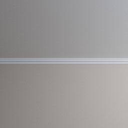 Ekena Millwork - MLD02X02X02VA - Endurathane Valerie Crown Moulding, 1 3/4"H x 1 5/8"P x 2 3/8"F x 96"L, Factory Primed