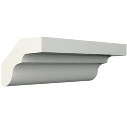 Ekena Millwork - SAMPLE-MLD01X01X01MR - SAMPLE - Endurathane Marcus Crown Moulding, 1"H x 3/4"P x 1 1/4"F x 12"L, Factory Primed