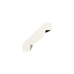 Ekena Millwork - MLD01X01X01SK - Endurathane Skylar Crown Moulding, 3/4"H x 3/4"P x 1 1/8"F x 96"L, Factory Primed