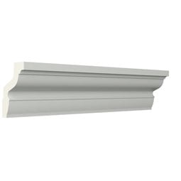 Ekena Millwork - MLD02X01X02SG - Endurathane Sage Crown Moulding, 1 3/4"H x 1 1/8"P x 2"F x 96"L, Factory Primed