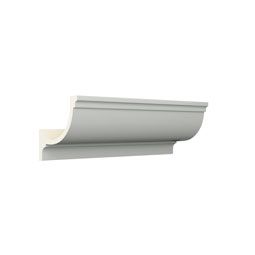 Ekena Millwork - MLD04X04X06EN - Endurathane Enoch Crown Moulding, 4 1/8"H x 4"P x 5 5/8"F x 96"L, Factory Primed