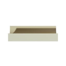 Ekena Millwork - MLD04X04X06EN - Endurathane Enoch Crown Moulding, 4 1/8"H x 4"P x 5 5/8"F x 96"L, Factory Primed