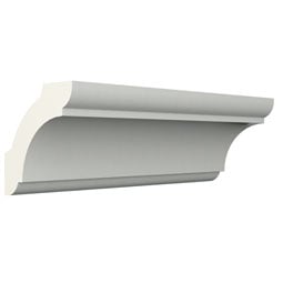 Ekena Millwork - MLD02X02X02NO - Endurathane Nolan Crown Moulding, 1 5/8"H x 1 5/8"P x 2 1/8"F x 96"L, Factory Primed