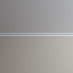 Ekena Millwork - MLD02X02X02NO - Endurathane Nolan Crown Moulding, 1 5/8"H x 1 5/8"P x 2 1/8"F x 96"L, Factory Primed