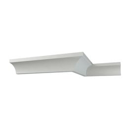 Ekena Millwork - SAMPLE-MLD01X01X01FI - SAMPLE - Endurathane Finley Crown Moulding, 5/8"H x 5/8"P x 1"F x 12"L, Factory Primed