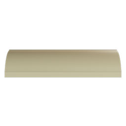 Ekena Millwork - MLD10X10X14FA - Endurathane Faith Crown Moulding, 9 7/8"H x 9 7/8"P x 14"F x 48"L, Factory Primed