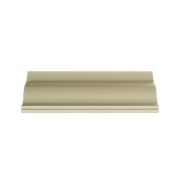 Ekena Millwork - MLD04X04X05JU - Endurathane June Crown Moulding, 4"H x 4"P x 5 1/4"F x 94 1/2"L, Factory Primed