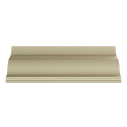 Ekena Millwork - MLD05X05X06JU - Endurathane June Crown Moulding, 4 3/4"H x 4 3/4"P x 6 1/4"F x 94 1/2"L, Factory Primed
