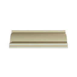 Ekena Millwork - MLD02X02X03RE - Endurathane Reese Crown Moulding, 2 3/8"H x 2 3/8"P x 3 3/8"F x 96"L, Factory Primed
